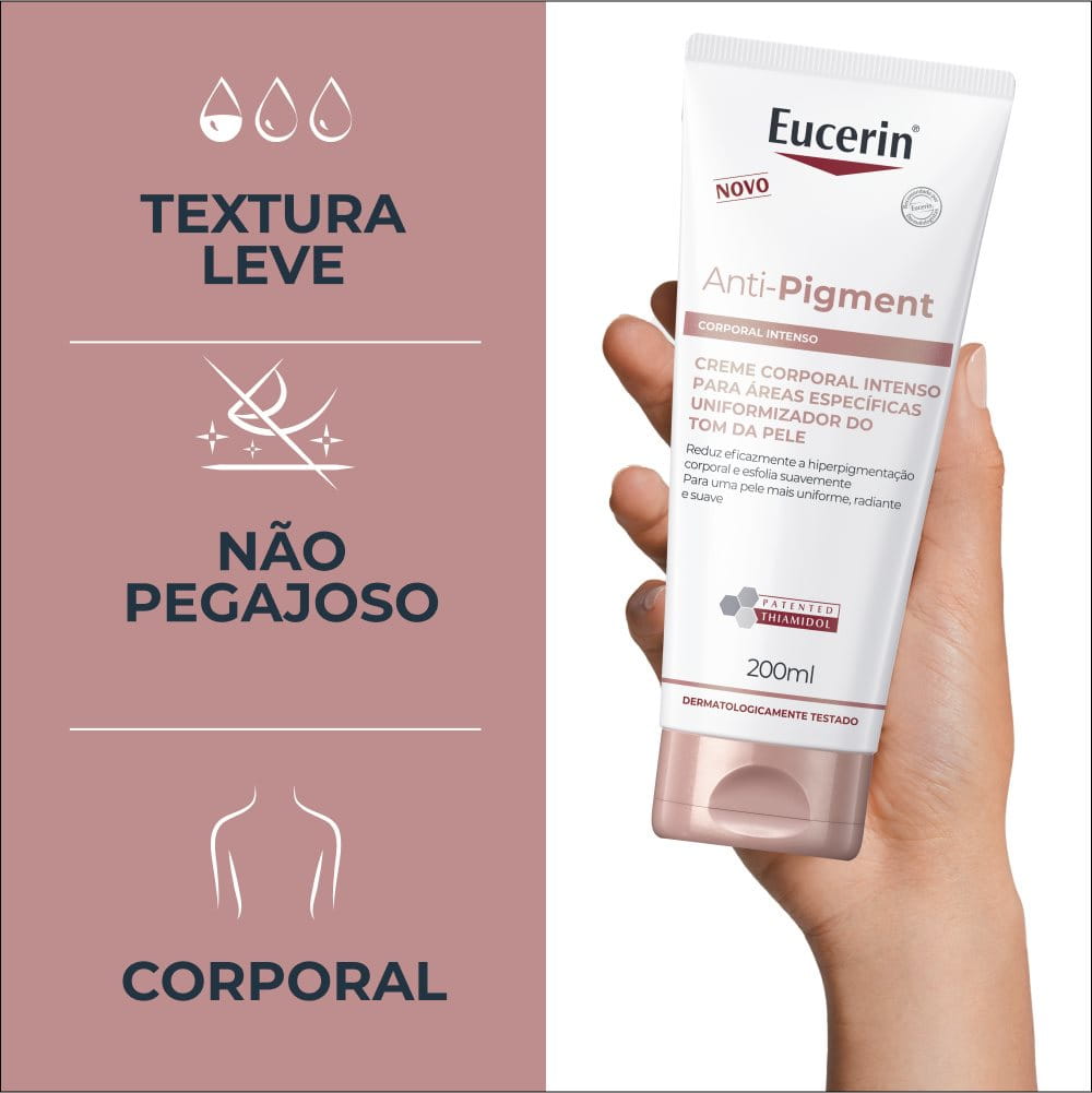 Eucerin Anti-Pigment Creme Corporal Áreas Específicas 200ml Tratamento Eficaz