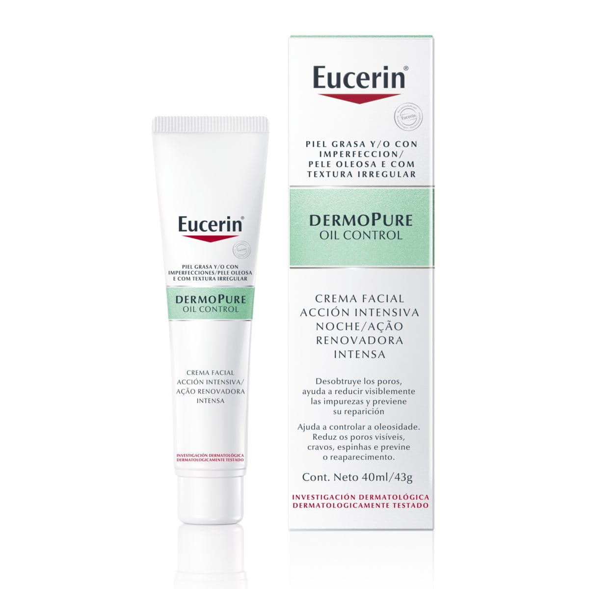 Eucerin Dermo Pure Gel Creme Ação Renovadora Intensa 40ml